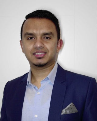 Portrait of Mohsin Alam, Associate.